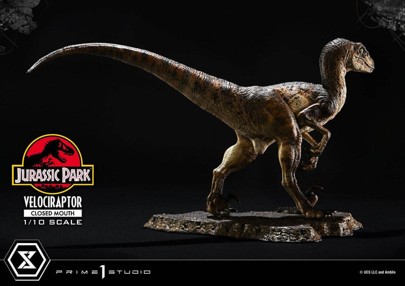 PRIME 1 Jurassic Park Estatua Prime Collectibles 1/10 Velociraptor Closed Mouth 19 cm