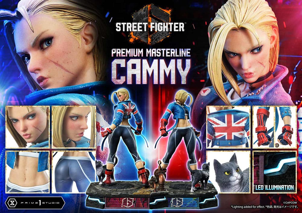 Prime 1 Street Fighter Estatua Ultimate Premium Masterline Series 1/4 Cammy Deluxe Version 55 cm