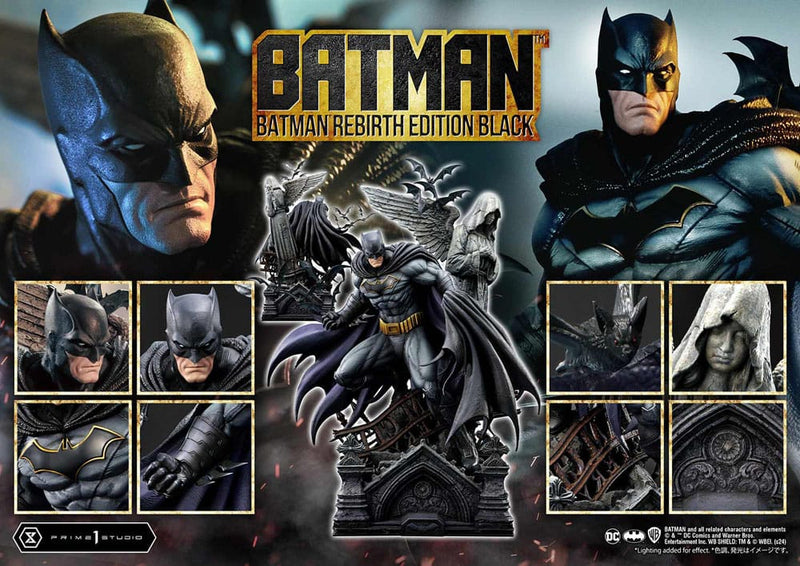 PRIME 1 Batman Estatua Ultimate Premium Masterline Series 1/4 Batman Rebirth Edition Black 71 cm