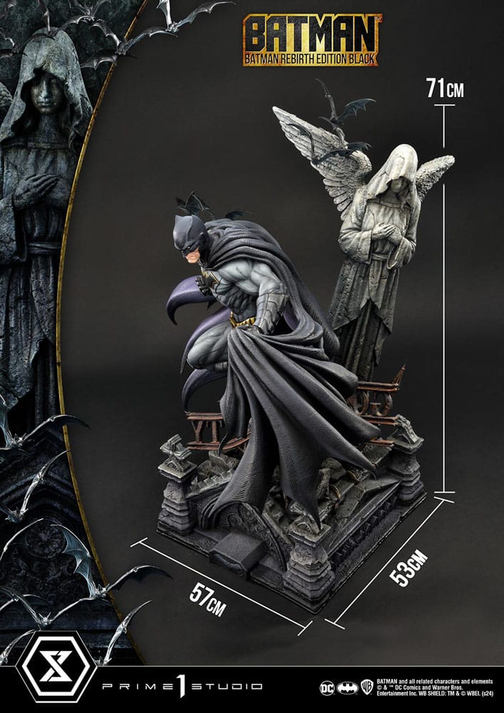 PRIME 1 Batman Estatua Ultimate Premium Masterline Series 1/4 Batman Rebirth Edition Black 71 cm