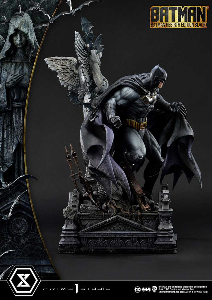 PRIME 1 Batman Estatua Ultimate Premium Masterline Series 1/4 Batman Rebirth Edition Black 71 cm