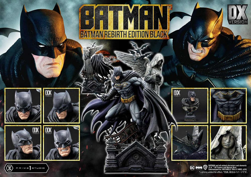 PRIME 1 Batman Estatua Ultimate Premium Masterline Series 1/4 Batman Rebirth Edition Black Deluxe Version 71 cm