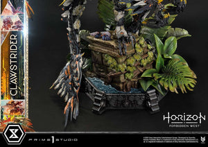 Prime 1 Studio Horizon Forbidden West Estatua Ultimate Premium Masterline Series 1/4 Clawstrider Bonus Version 68 cm