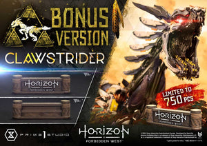 Prime 1 Studio Horizon Forbidden West Estatua Ultimate Premium Masterline Series 1/4 Clawstrider Bonus Version 68 cm