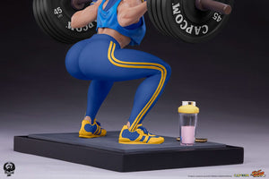 PCS Collectibles Street Fighter Estatua Premier Series 1/4 Chun-Li Powerlifting (Alpha Edition) 37 cm