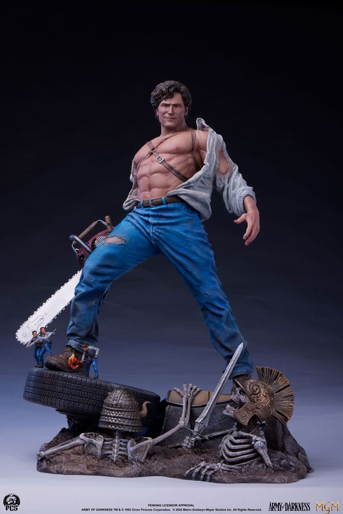 PCS Collectibles Army of Darkness Estatua Premier Series 1/4 Ash 53 cm