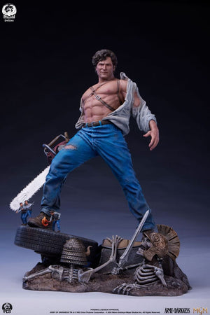 PCS Collectibles Army of Darkness Estatua Premier Series 1/4 Ash Deluxe Edition 53 cm