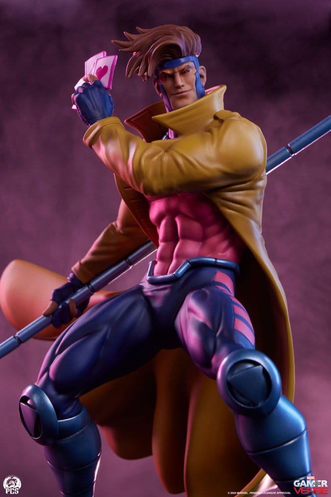 PCS Collectibles Marvel Gamerverse Classics Estatua PVC 1/10 Gambit Player 2 Edition 17 cm