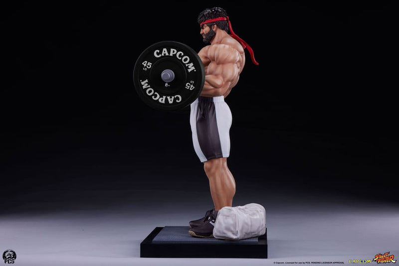 PCS Collectibles Street Fighter Estatua Premier Series 1/4 Ryu Battle Edition: Powerlifting 53 cm