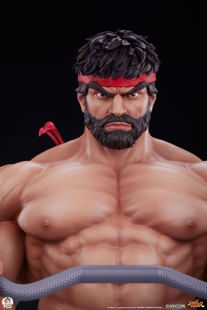 PCS Collectibles Street Fighter Estatua Premier Series 1/4 Ryu Battle Edition: Powerlifting 53 cm