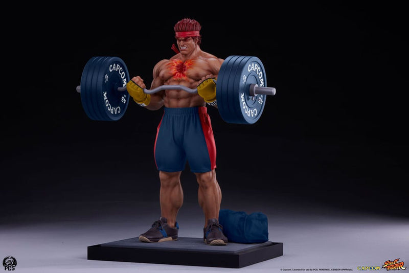 PCS Collectibles Street Fighter Estatua Premier Series 1/4 Evil Ryu: Powerlifting 53 cm