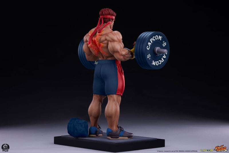 PCS Collectibles Street Fighter Estatua Premier Series 1/4 Evil Ryu: Powerlifting 53 cm