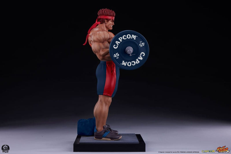 PCS Collectibles Street Fighter Estatua Premier Series 1/4 Evil Ryu: Powerlifting 53 cm