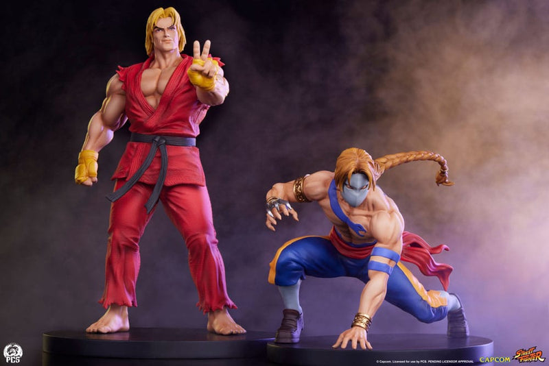 PCS COLLECTIBLES Street Fighter Street Jam Estatuas 1/10 Ken & Vega Set