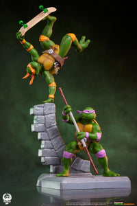 PCS Collectibles Tortugas Ninja Pack de 4 Estatua PVC (Classic Edition) 20 cm