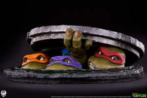 PCS Collectibles Tortugas Ninja Diorama Statuette Underground 41 cm