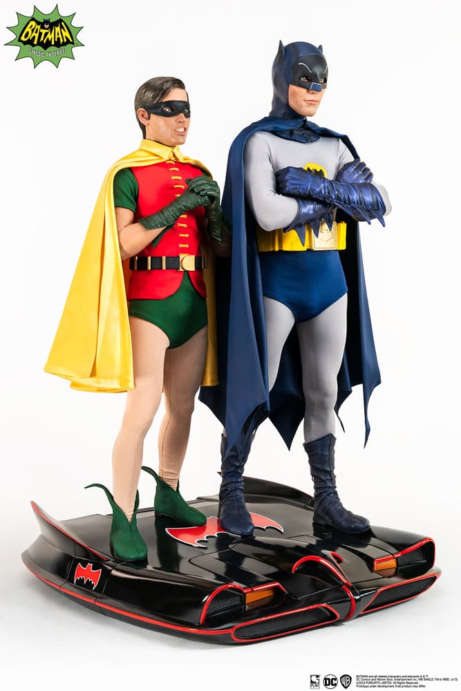 PURE ARTS DC Comics Estatua 1/4 Diorama Batman & Robin 1966 52 cm