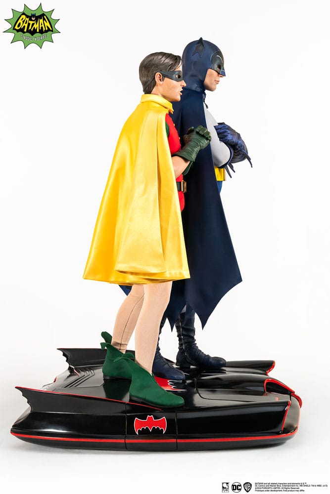 PURE ARTS DC Comics Estatua 1/4 Diorama Batman & Robin 1966 52 cm