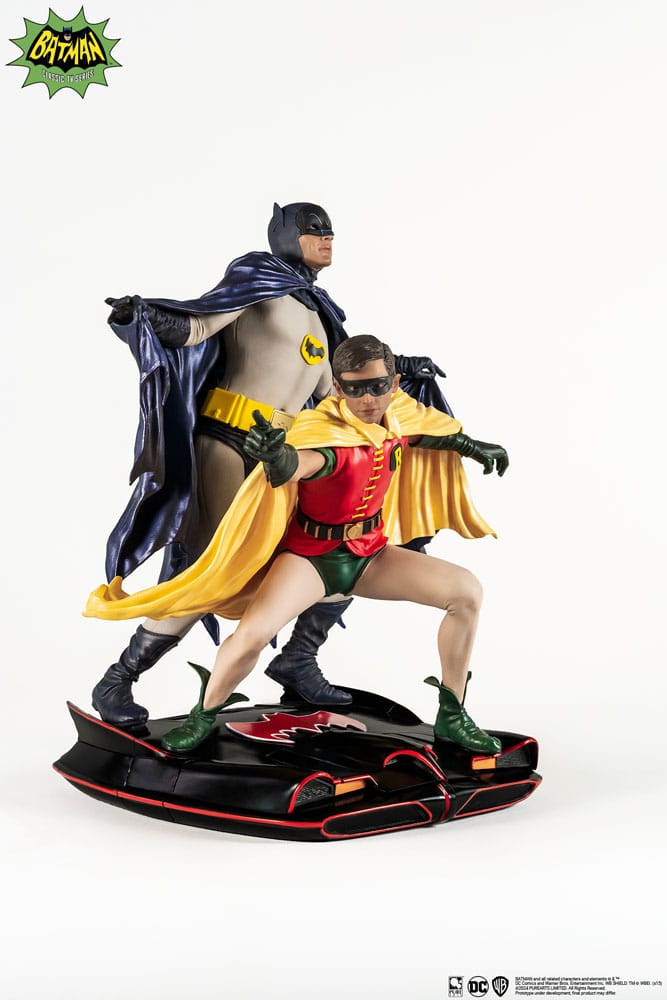 PURE ARTS DC Comics Estatua PVC 1/8 Diorama Batman & Robin 1966 23 cm