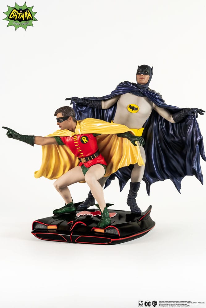 PURE ARTS DC Comics Estatua PVC 1/8 Diorama Batman & Robin 1966 23 cm