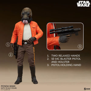 Sideshow Collectibles Star Wars Figura Scum & Villainy 1/6 Ponda Baba 30 cm