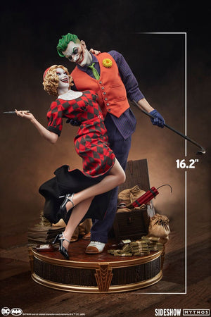 SIDESHOW COLLECTIBLES DC Comics Mythos Estatua 1/5 The Joker and Harley Quinn: Lawless Love 41 cm