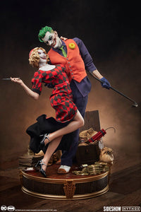 SIDESHOW COLLECTIBLES DC Comics Mythos Estatua 1/5 The Joker and Harley Quinn: Lawless Love 41 cm