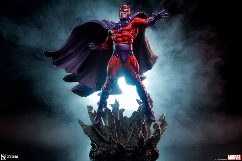 SIDESHOW COLLECTIBLES Marvel Estatua Premium Format Magneto: Master of Magnetism 64 cm