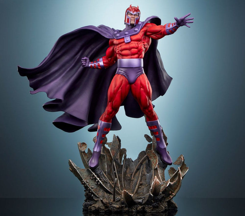 SIDESHOW COLLECTIBLES Marvel Estatua Premium Format Magneto: Master of Magnetism 64 cm