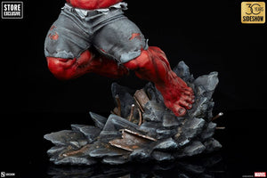 Sideshow Collectibles Marvel Estatua Premium Format Red Hulk: Thunderbolt Ross 74 cm