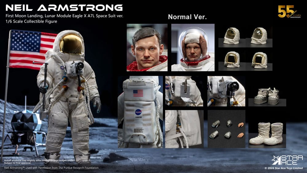 STAR ACE Neil Armstrong Figura 1/6 Neil Armstrong 30 cm