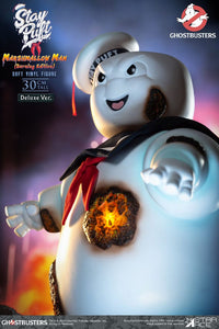 STAR ACE Ghostbusters Estatua Soft Vinyl Stay Puft Marshmallow Man Burnign Edition Deluxe Version 30 cm