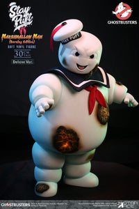 STAR ACE Ghostbusters Estatua Soft Vinyl Stay Puft Marshmallow Man Burnign Edition Deluxe Version 30 cm