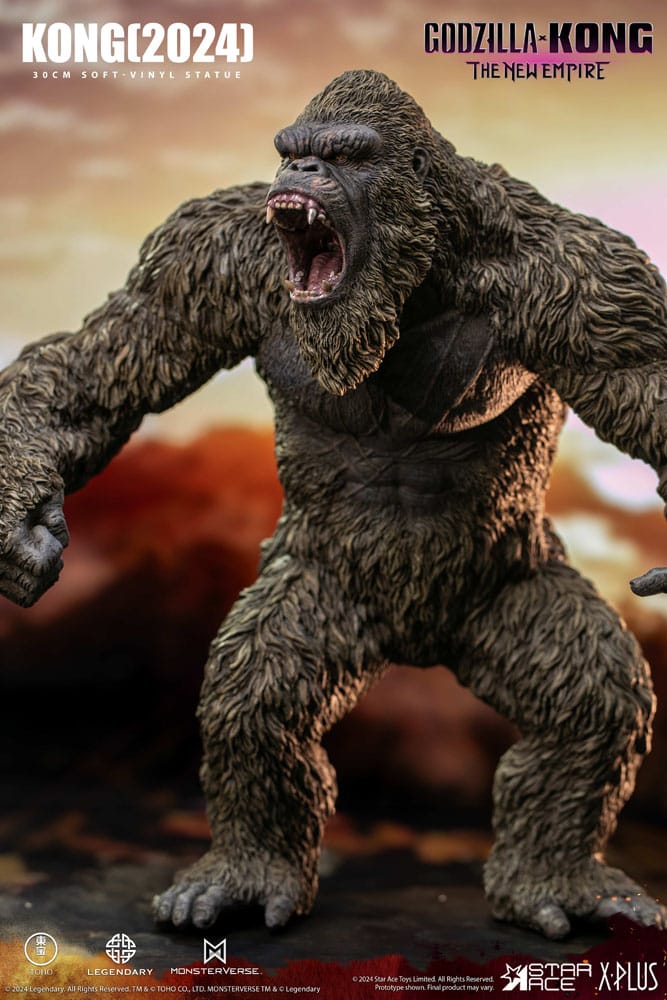 STAR ACE Godzilla vs. Kong: The New Empire Estatua Soft Vinyl Kong 30 cm