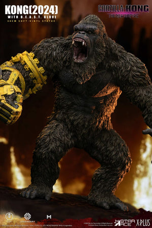 STAR ACE Godzilla vs. Kong: The New Empire Estatua Soft Vinyl Kong with B.E.A.S.T. Glove 30 cm