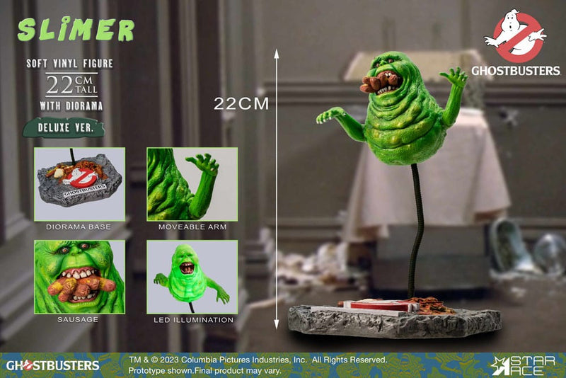 Star Ace Ghostbusters Estatua 1/8 Slimer Deluxe Version 22 cm