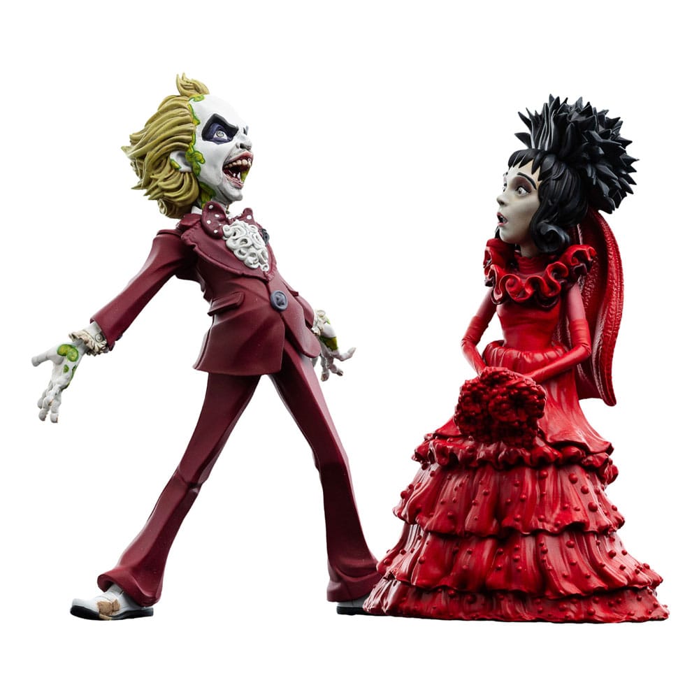 Weta Workshop Beetlejuice Figuras Mini Epics Betelgeus & Lydia (Twin Pack) 16 cm