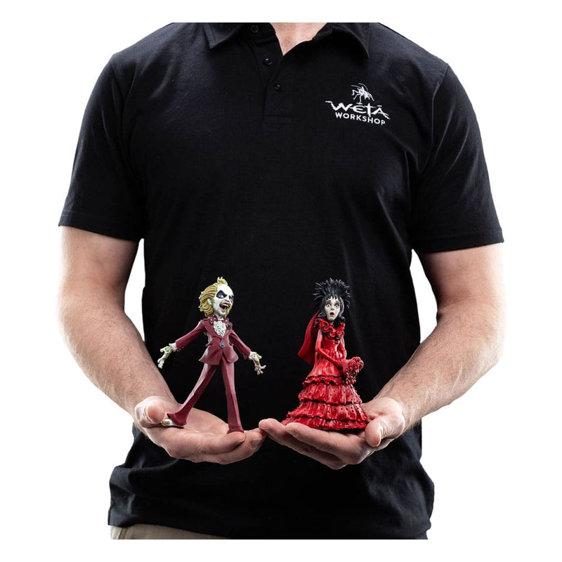 Weta Workshop Beetlejuice Figuras Mini Epics Betelgeus & Lydia (Twin Pack) 16 cm