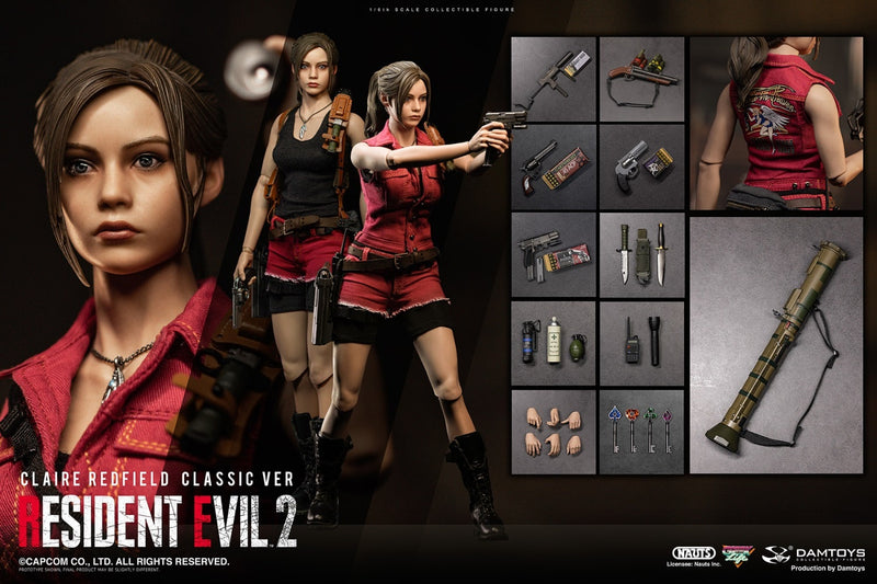 DAMTOYS DMS038 1/6  "Resident Evil 2" CLAIRE REDFIELD CLASSIC VER