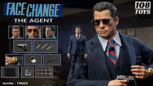 108toys 108005 1/6 Face Change The Agent