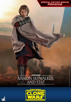 Hot Toys 1/6 Star Wars: The Clone Wars: Anakin Skywalker and STAP Collectible Set Special Edition