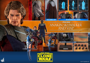 Hot Toys 1/6 Star Wars: The Clone Wars: Anakin Skywalker and STAP Collectible Set Special Edition