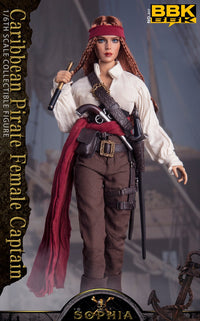 BK BBK017 1/6 Caribbean Pirate Female Captain
