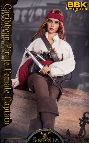 BK BBK017 1/6 Caribbean Pirate Female Captain