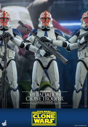 Hot Toys 1/6 Star Wars The Clone Wars: 501st Battalion Clone Trooper Deluxe Version