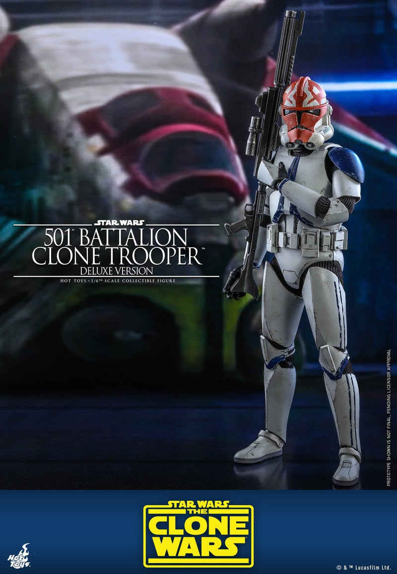 Hot Toys 1/6 Star Wars The Clone Wars: 501st Battalion Clone Trooper Deluxe Version