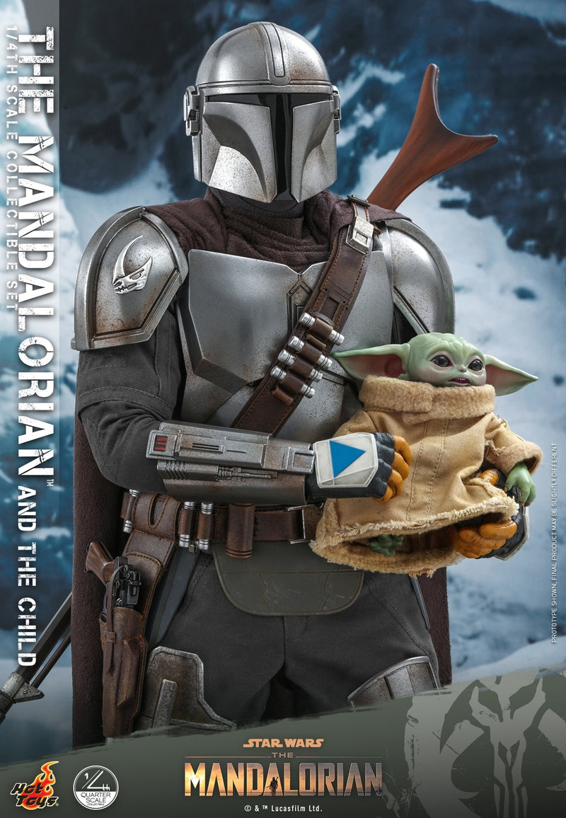 Hot Toys 1/4 Star Wars The Mandalorian: The Mandalorian & The Child Collectible Set