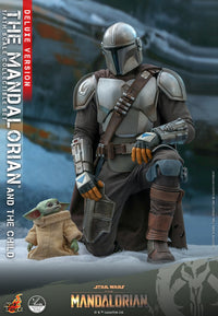 Hot Toys 1/4 Star Wars The Mandalorian: The Mandalorian & The Child Collectible Set (Deluxe Version)