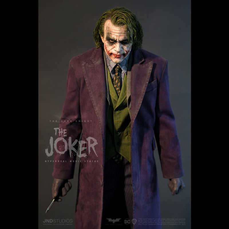 JND Studios The Dark Knight Joker Heath Ledger 1/3 Scale Hyperreal Movie Statue