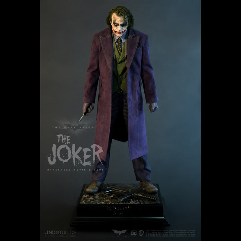 JND Studios The Dark Knight Joker Heath Ledger 1/3 Scale Hyperreal Movie Statue